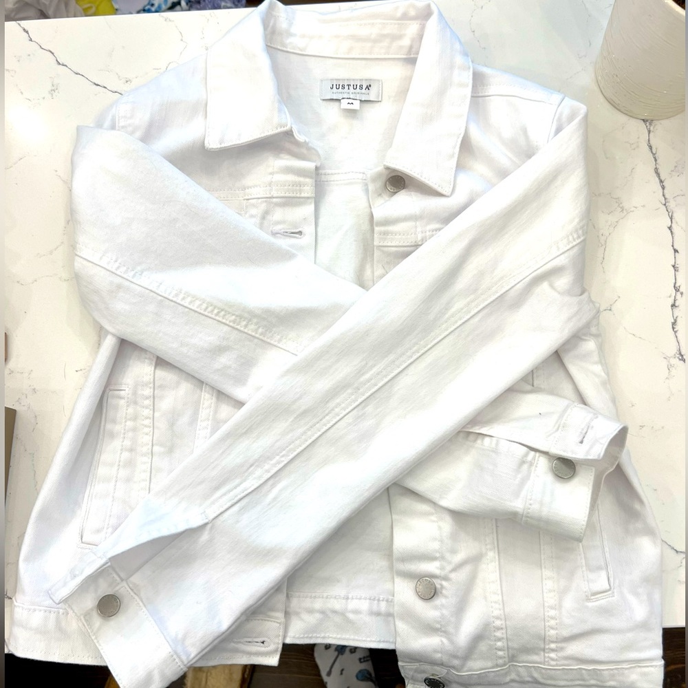 White Denim Jacket